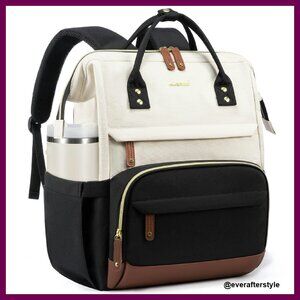 Large Capacity Waterproof Laptop Backpack Work Travel Daypack Chic Minimal